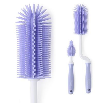 韩国原产Mathos Loreley婴儿奶瓶清洁刷套装 高效清洁，呵护宝宝健康